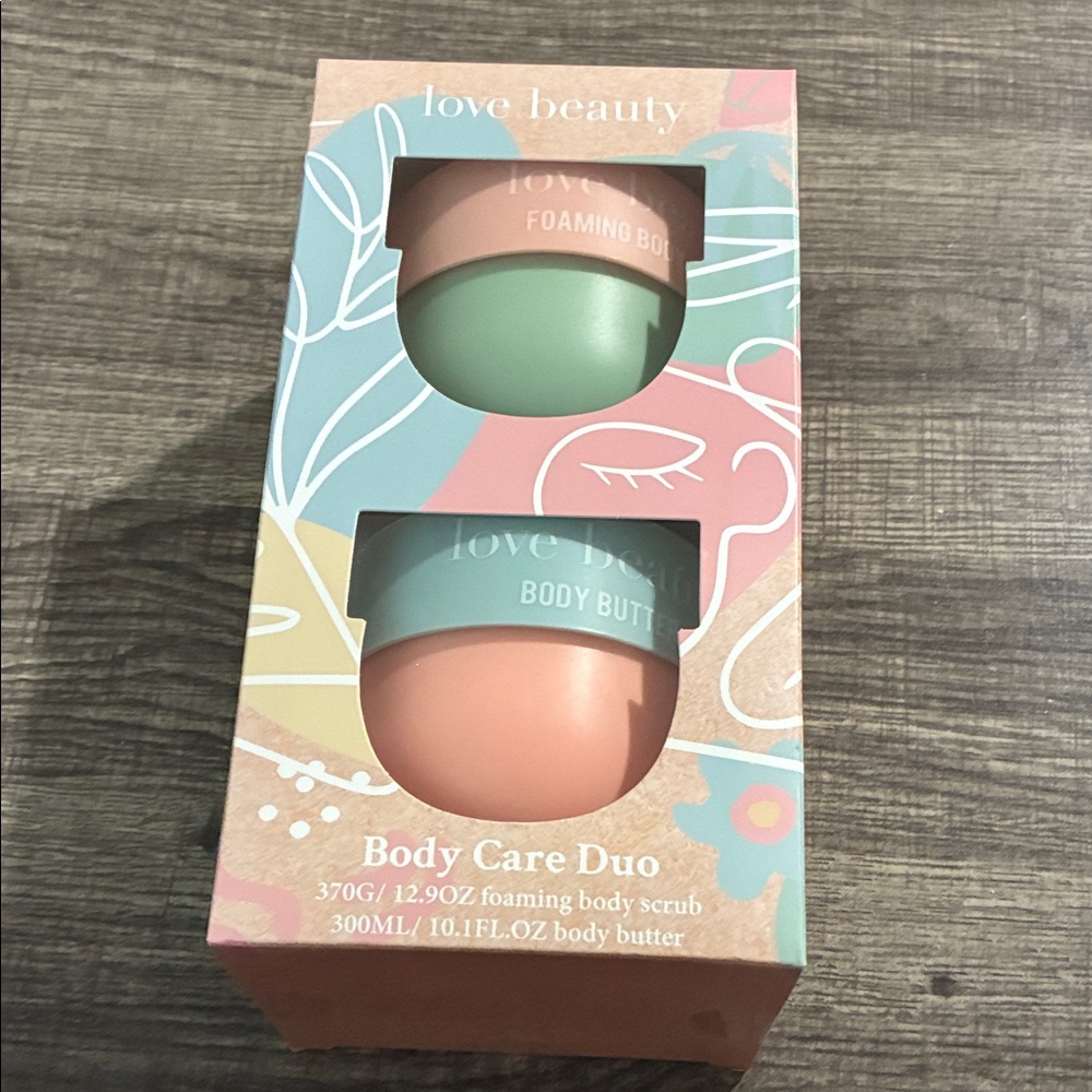 Body Care Duo - Green and Pink